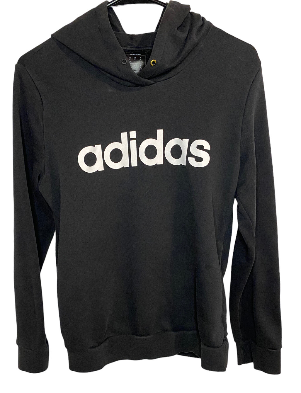 Adidas Women Essentials Linear Pullover Hoodie Sweatshirt Hoody Size M