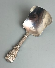 Victorian Solid Silver Tea Caddy Spoon George Unite Birmingham 1859 AF BGZX