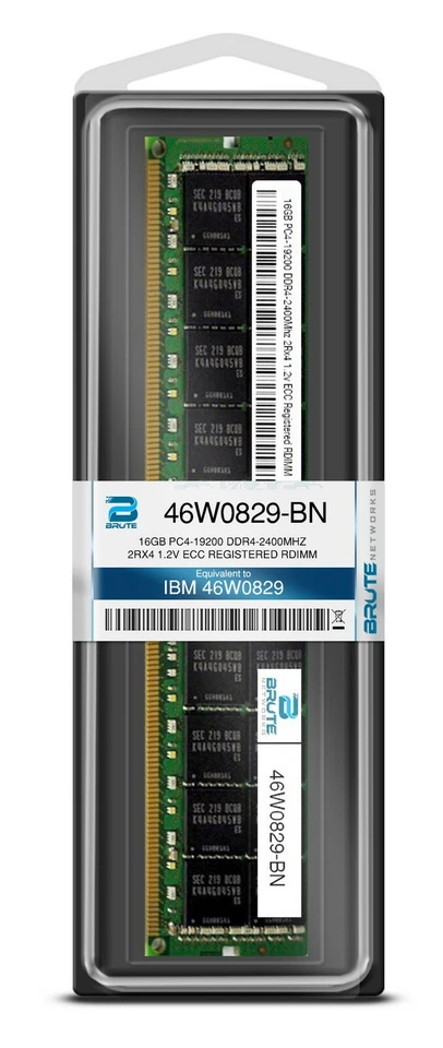 46W0829 - IBM Compatible 16GB PC4-19200 DDR4-2400Mhz 2Rx4 1.2v ECC RDIMM - Image 3 of 3