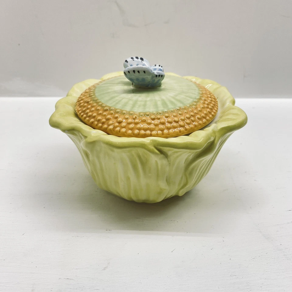 Global Designs Kate Williams Ceramic Sugar Bowl Lid Foto 3 de 4