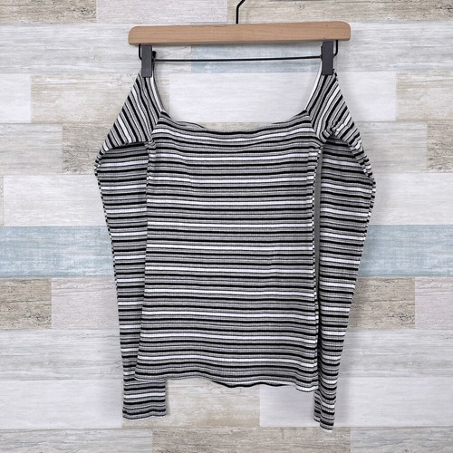 Hollister Ribbed Square Neck Slim Tee 