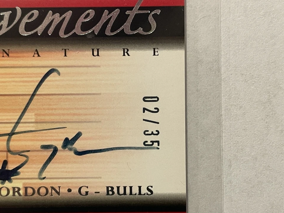 2006 Upper Deck Ultimate Achievements Signature Ben Gordon SP Auto /35 #US-BG - Image 2 of 3