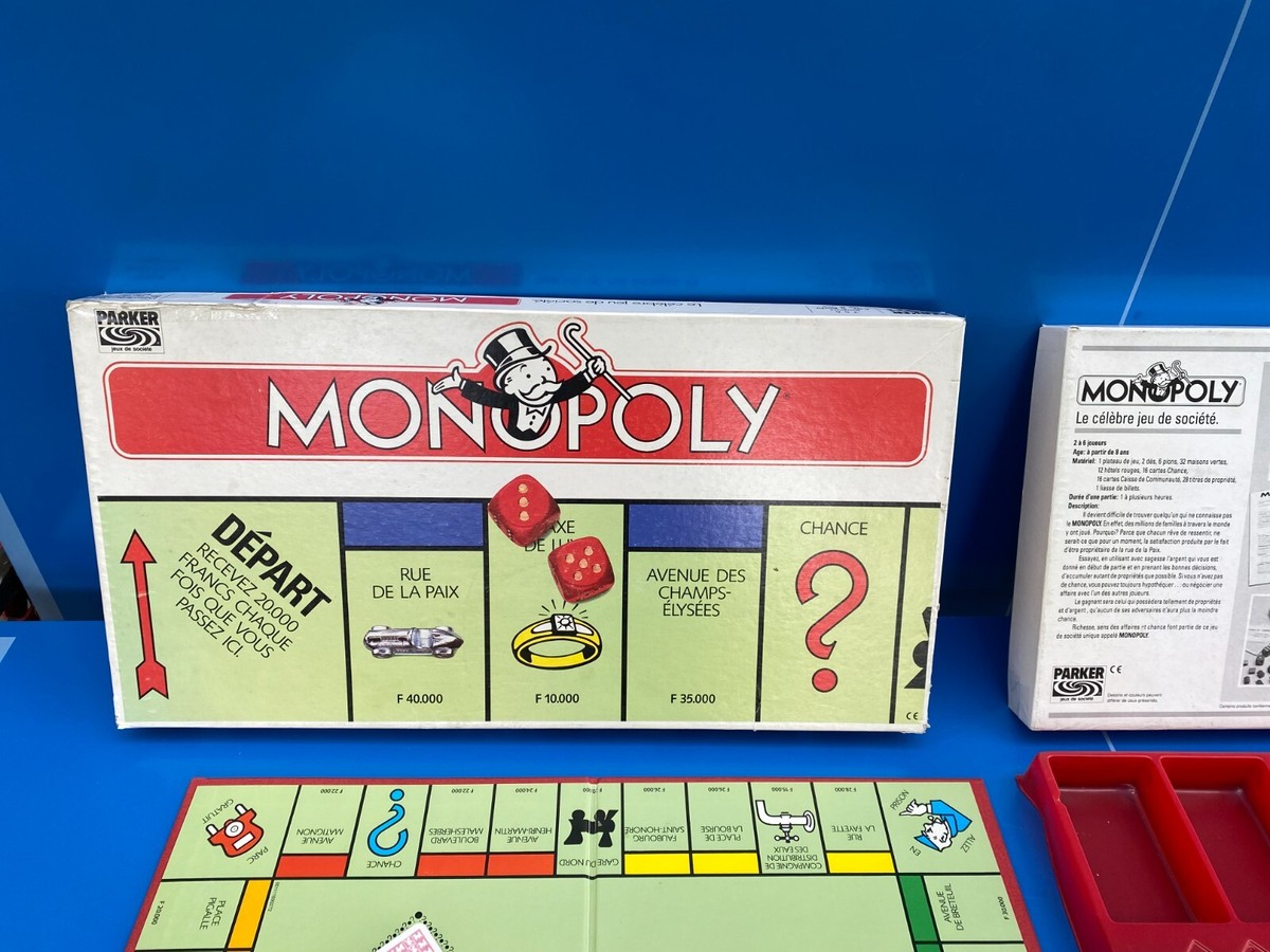 Jeu Monopoly Première Version Française - Éditions Miro - Années 60/70