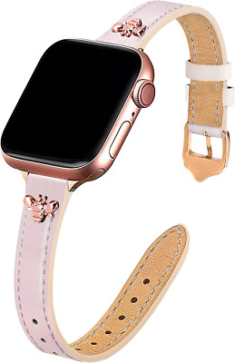Apple Watch Slim Leather Band Small Wrist Strap iWatch Ultra 9 8 7