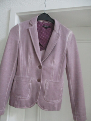 More&More Baumwoll Blazer, Gr. 34, Brombeer