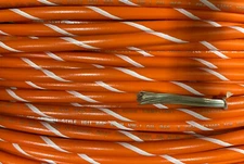 BOAT MARINE CABLE 12 GAUGE WIRE ORANGE/white PRIMARY TINNED STRANDED 25' EA 1015