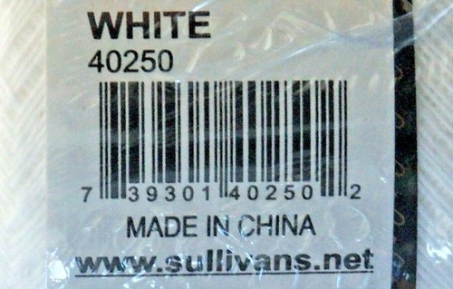 Candlewicking Cotton for embroidery White Colour 25grams 739301402502 40250 NEW - Picture 3 of 5
