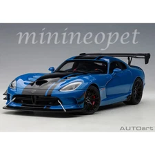 AUTOart 71734 DODGE VIPER GTS-R COMMEMORATIVE ACR 2017 1/18 BLUE w BLACK STRIPES