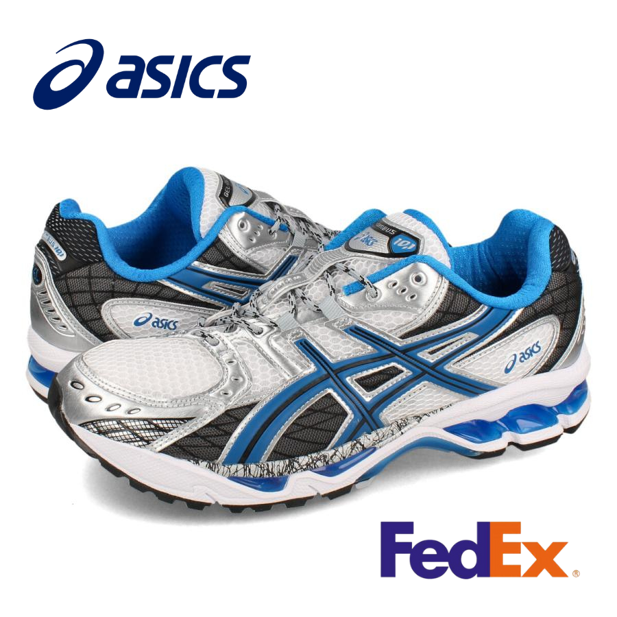 ASICS GEL-NIMBUS 10.1 1203A543 101 White Directoire Blue Sports