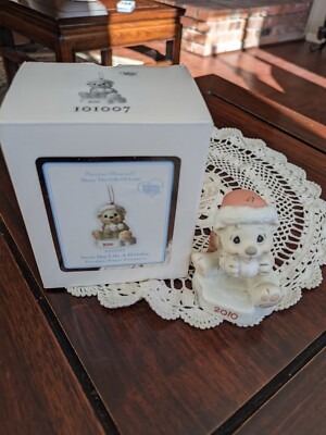 Precious Moments Snow Day Like A Holiday Porcelain Bisque Ornament Dated 2010