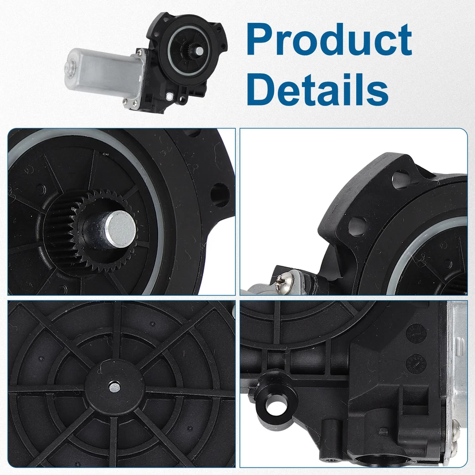 For 2011 Ram Dakota Cab Pickup Pair Rear Left Right Window Regulator with Motor - Image 2 of 4