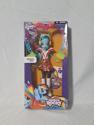 My Little Pony Equestria Girls Rainbow Dash Rainbow Rocks Edition 9'' Doll Sealed