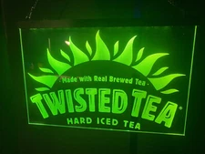 Twisted Tea Led Neon Light Sign Game Room Man Cave ( 12x8" rgb color changing)