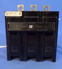 CUTLER-HAMMER CIRCUIT BREAKER BAB3050H 50A 240V 3P BOLT-ON 1YR WARRANTY