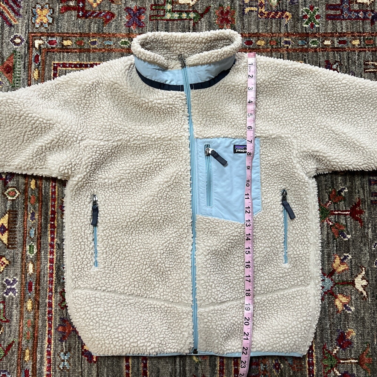PATAGONIA Retro X FLEECE Jacket kids L 12 Beige Polyester PATAGONIA Retro X FLEECE Jacket kids L 12 Beige Polyester