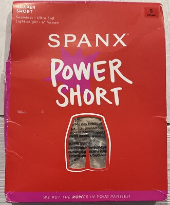 Spanx Womens Seamless Lightweight Shaping Short, Small, Soft Nude