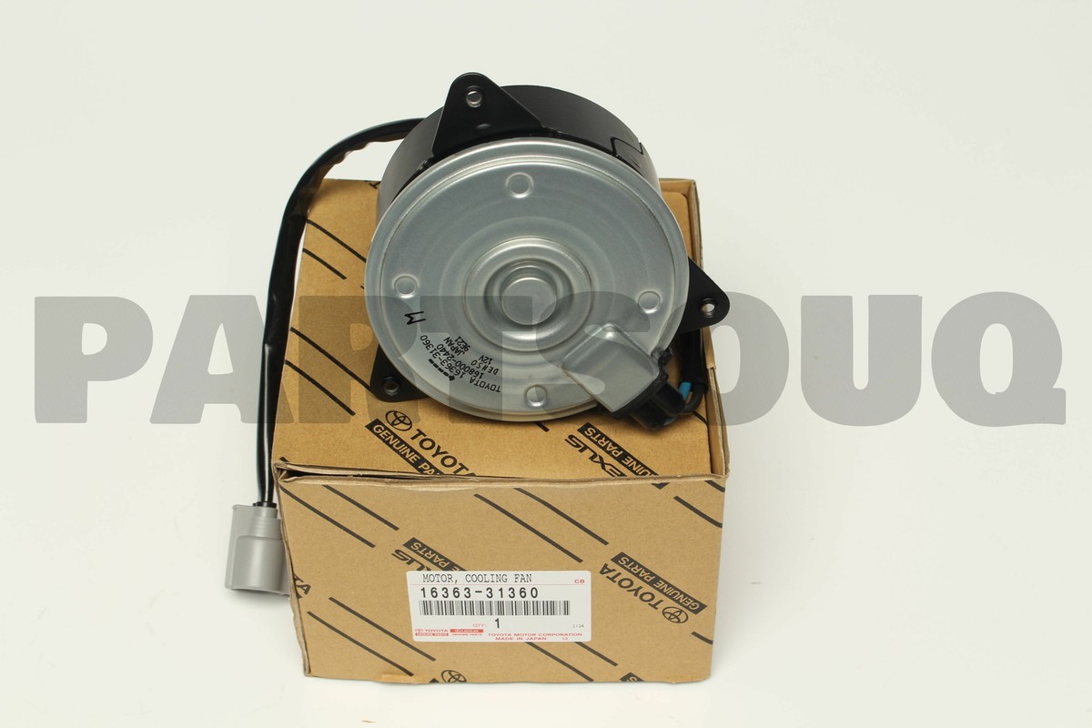 1636331360 Genuine Toyota MOTOR, COOLING FAN 16363-31360 | eBay
