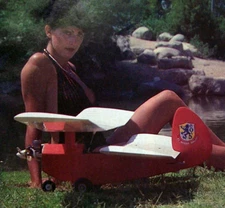 RCM FLYING FLEA PLAN + CONSTRUCTION ARTICLE Sport Scale RC 42" Model Airplane 