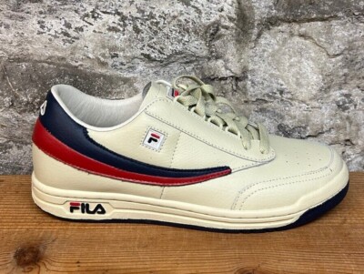 FILA ORIGINAL TENNIS 1VT13016-104 MENS CLASSIC CREAM/NAVY/RED NEW IN BOX