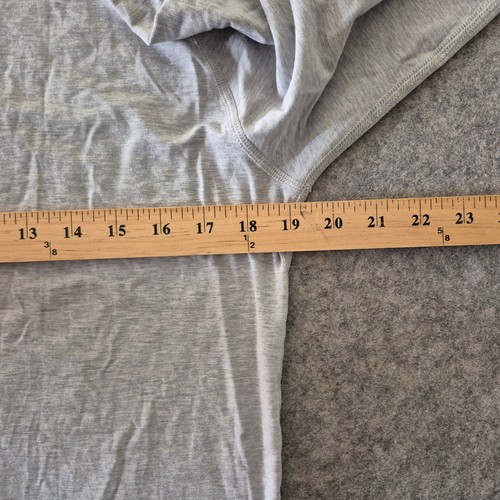 Public Rec Shirt Mens Small Grey Henley Long Sleebve Stretch Athleisure Soft - Picture 8 of 9