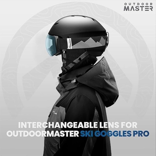 OutdoorMaster Replacement Lens or Pro Ski Goggles VLT 60% L.Blue Lens LENS ONLY - Picture 6 of 7