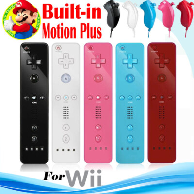 OEM Wireless Controller Motion Plus or Nunchuck For Nintendo Wii / Wii U Console