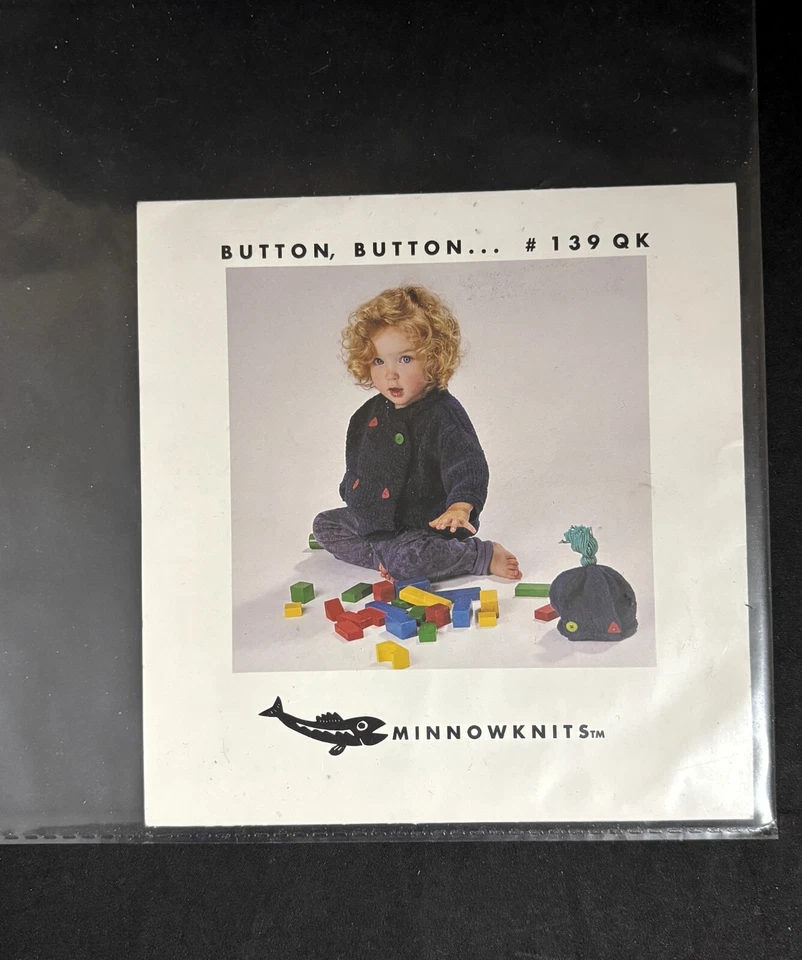 Lot 8 Designer Baby Toddler Knitting Pattern Leaflets Sweaters Hats Socks Bootie - Image 4 of 4