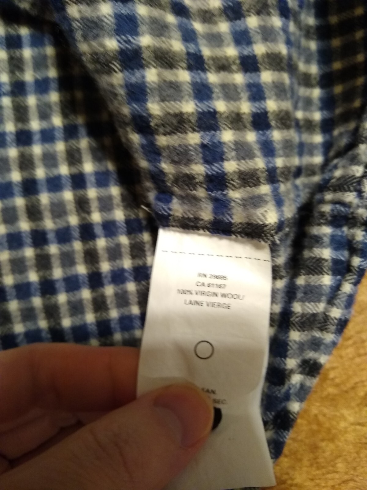 Pendleton Sir Pendleton Virgin Wool Blue Plaid Fl… - image 6