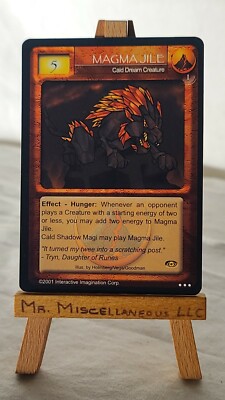 Magi Nation Duel - MAGMA JILE - Cald Creature - Awakening * Fire Crystal Hound