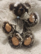 VTG WORLD OF MINIATURE BEARS MOHAIR TIPPY BY THERESA YANG 2002 Forever yours