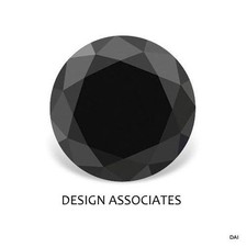 BLACK DIAMOND 4.25 MM ROUND ALL NATURAL OUTSTANDING STONE 180585