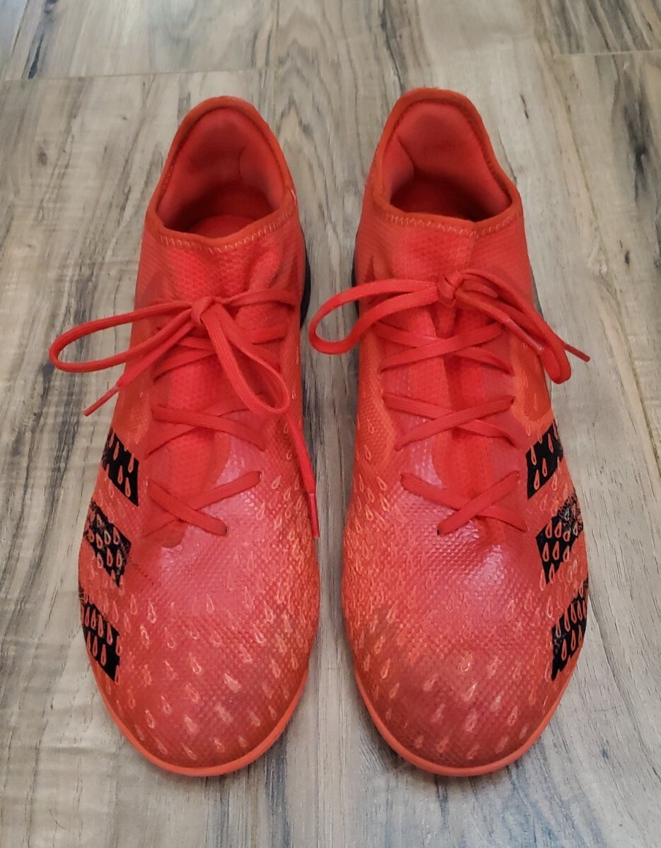 Adidas Predator Demonscale Soccer Turf / Indoor Shoes, Red