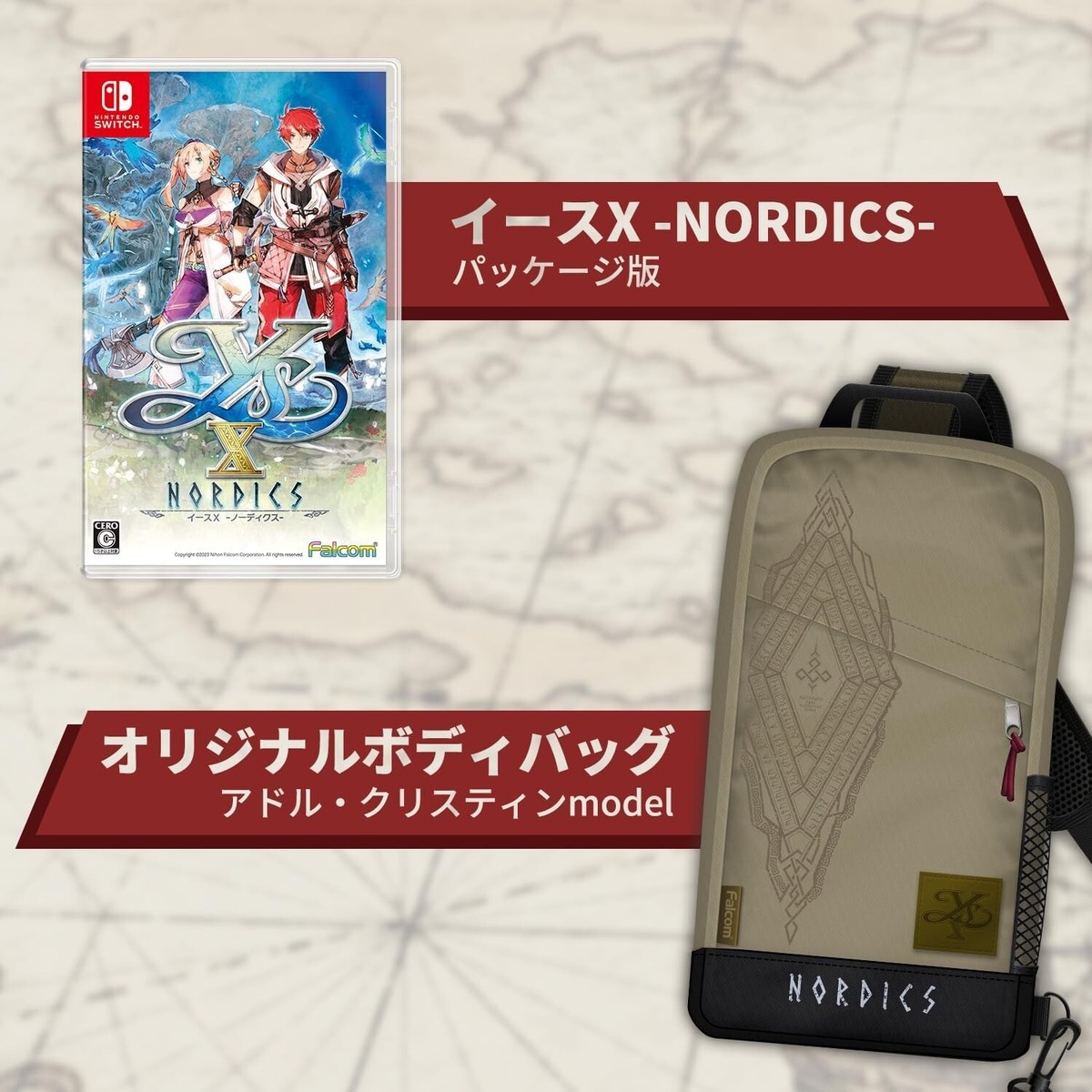 Nintendo Switch Ys X NORDICS Adole Christine Edition Bonus Incl