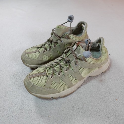 LL Bean Shoes Womens 7 Green Slip On Athletic Walking Running Outdoor 05330