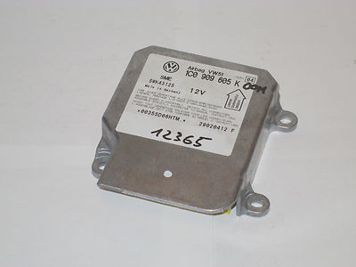 Airbagsteuergerät Crashsensor VW Polo 9N 9N2 9N3 1C0909605K 00M Siemens 5WK43125