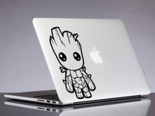 Apple MacBook vinyl decal sticker Groot