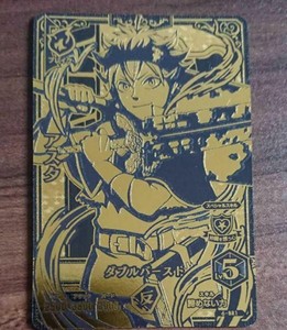 Rare Black Clover Grimoire Battle Asta Card Gold Official Anime Japan Ebay