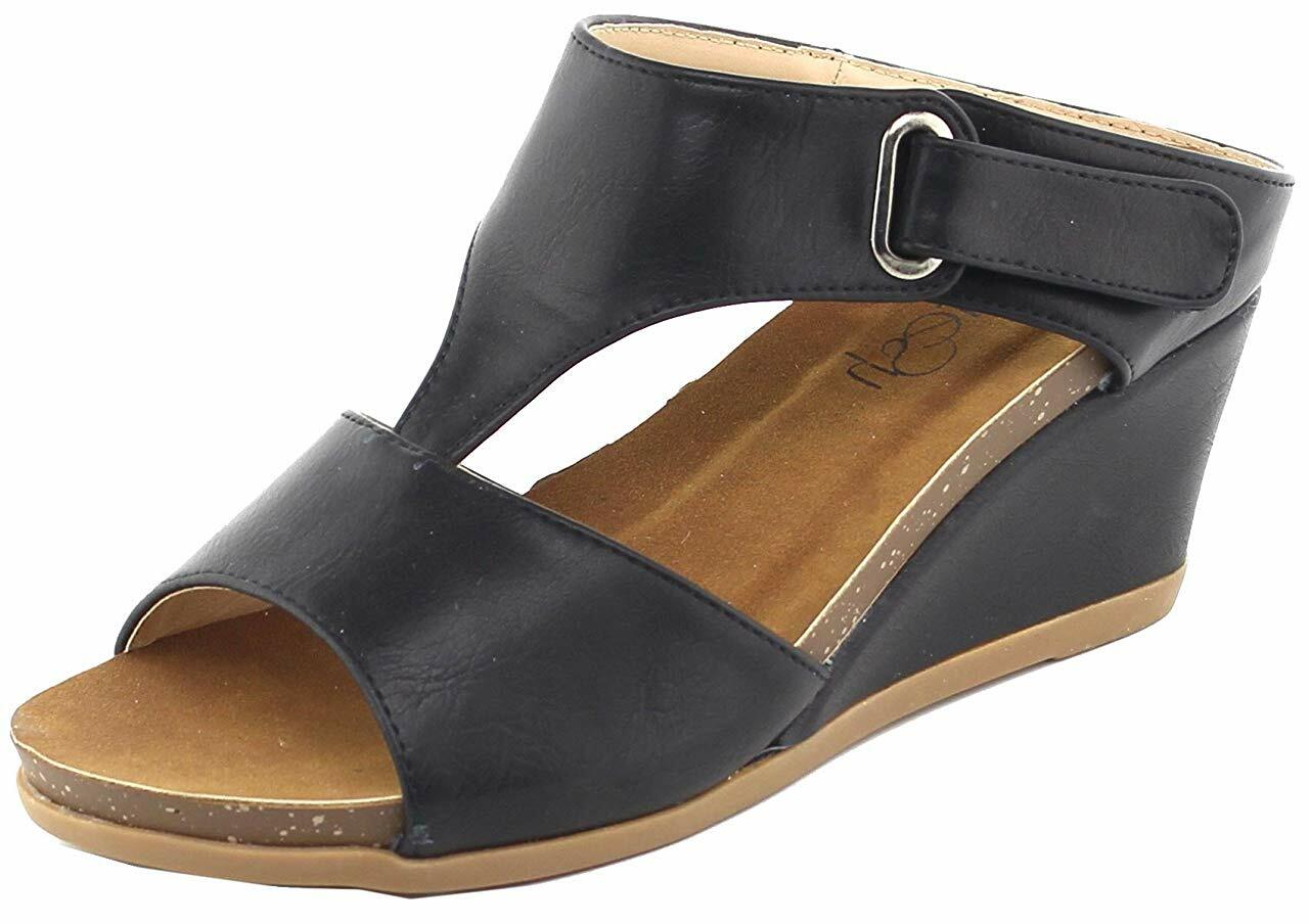 women's slide wedge sandals