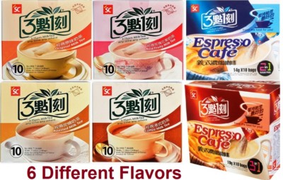 3:15pm Instant Milk Boba Bubble Tea 10 bags  6 Different Flavors Free Shipping