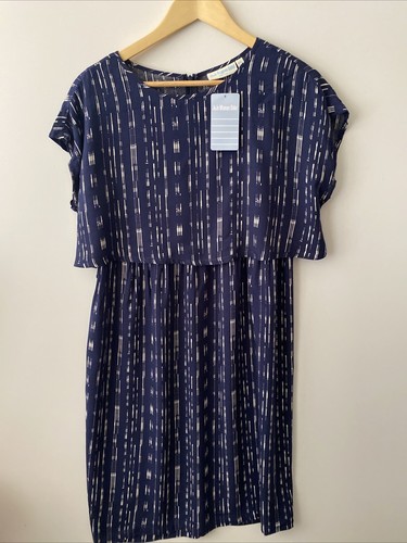 JoJo Maman Bebe Dress Size 10 Navy Blue Maternity & Nursing Women - Picture 6 of 10