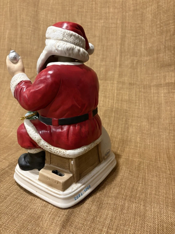 LE Melody in Motion 1997 Santa Claus ¡Nuevo funciona! Tune: O árbol de Navidad Foto 4 de 4