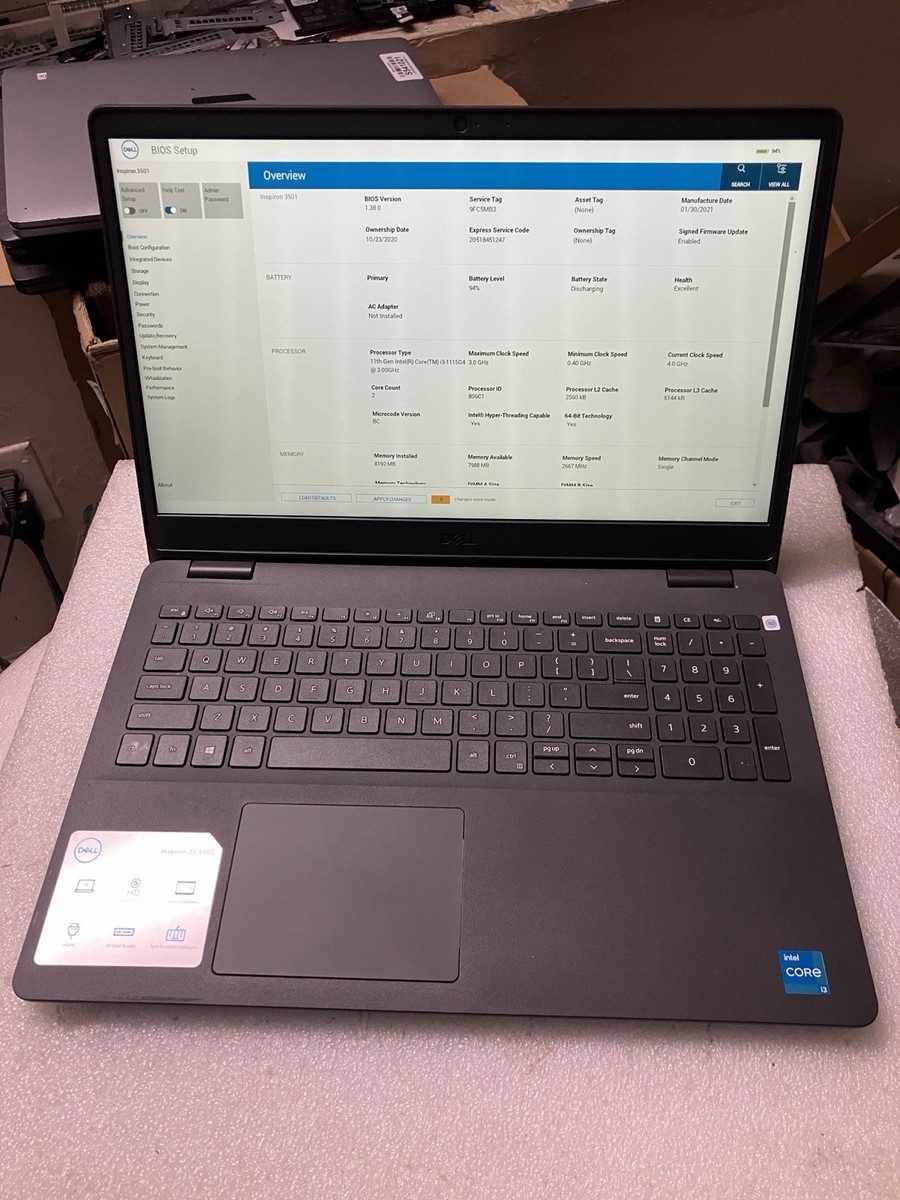 I3 1115g4 Dell Inspiron 3501 Core I3 10th Gen Dell Inspiron 3501