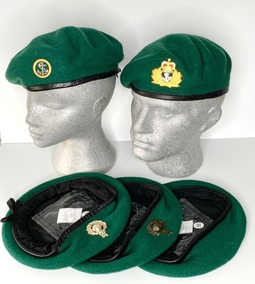 British-Issue Commando Beret & Badge. New. Various Sizes. Royal Marines. Navy.