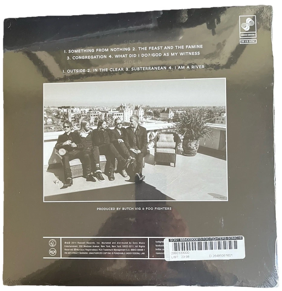 Foo Fighters Sonic Highways 2014 New & Sealed Vinyl Lp Infinity Cover Variant - Image 2 of 2