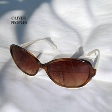 Oliver Peoples Sunglasses Brown White