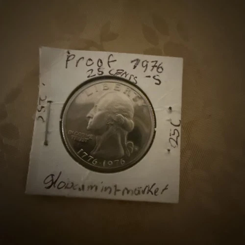 1976-S 25C Silver (Proof) Washington Quarter - Free Shipping & Tracking