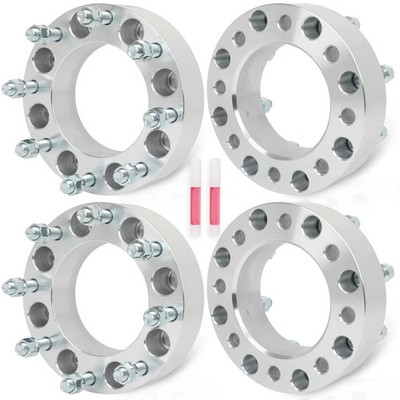ECCPP 2'' 8x170 to 8x180 Wheel Adapters 8 Lug 14x1.5 Fits F-250 F-350 4PCS.