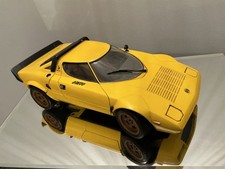 Kyosho 1/18 Scale Diecast 08130Y Lancia Stratos HF - Yellow with box