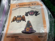 Sunrise Craft and Hobby Sequin Ornament Kit Happy Halloween craft kit Halloween