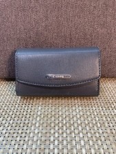 CANON camera case pouch for compact camera Genuine 4.25  x2.5  x1  Gray Belt Loop